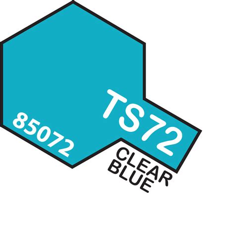 Tamiya Ts 72 Clear Blue Spray Paint 100ml 75 T85072 Ebay
