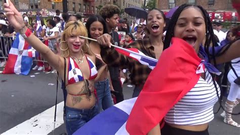 beautiful dominican girls at dominican day parade new york bronx 2018 youtube