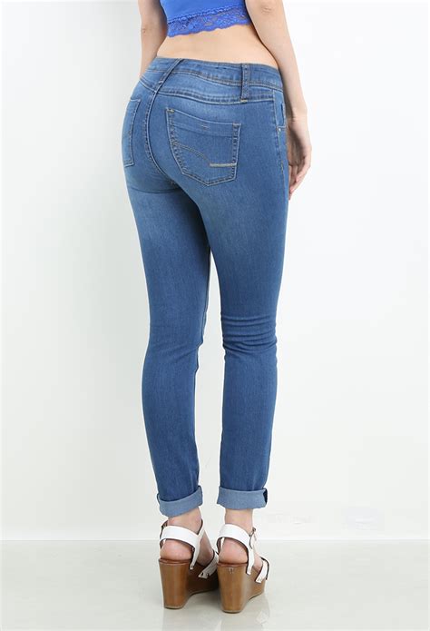 Medium Denim Jeans Shop Skinny Jeans At Papaya Clothing