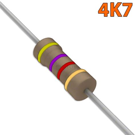 Resistencia 4k7 Ohm 025w ±5 300v