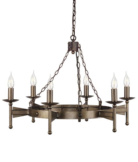 Our rustic, wrought iron chandeliers have positive impacts on the aesthetics of any home's interior, providing visitors with a beautiful first impression upon entering the space and noticing the fixture. Chain Link Old Bronze Wrought Iron Chandeliers
