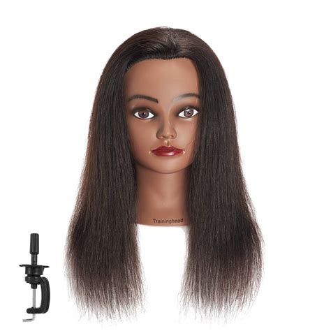 Cosmetology Mannequin Head With Human Hair Premium 100 Real Human