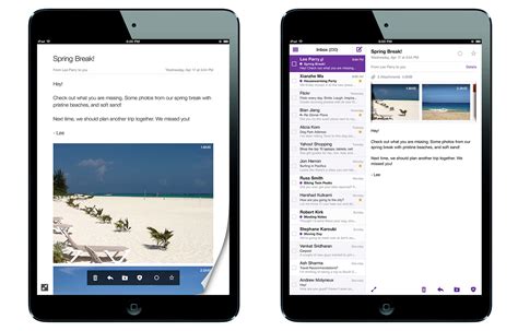 Unbox Your Mail With Yahoo Mail For Tablets Product News Yahoo