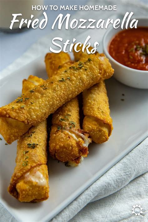 Super Easy Homemade Fried Mozzarella Sticks Recipe