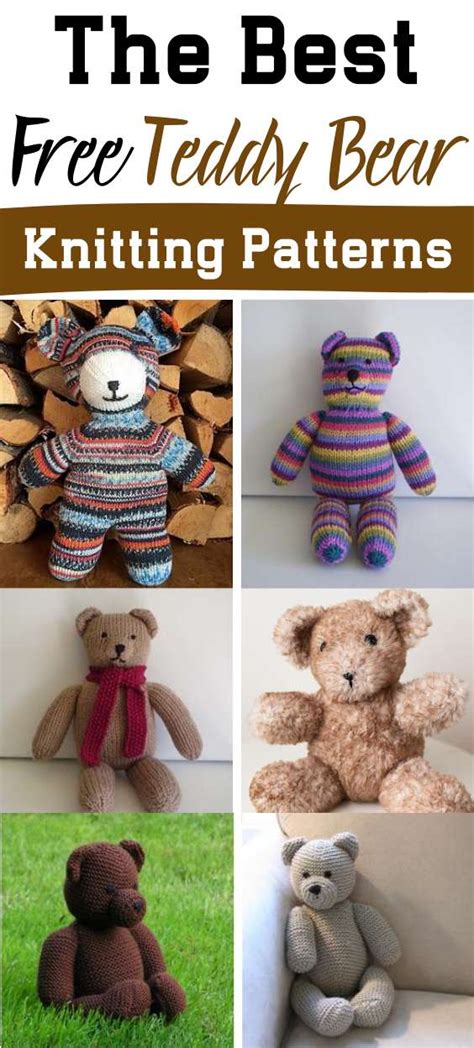 The Best Free Teddy Bear Knitting Patterns Knitting