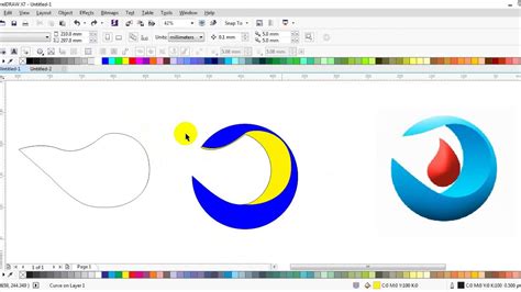 How To Create Professional Logo Design In Corel Draw X Tutorial Youtube