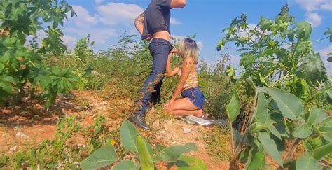 Sex In The Woods With The Wife Taking A Blowjob Hike Until Cum Xhamster