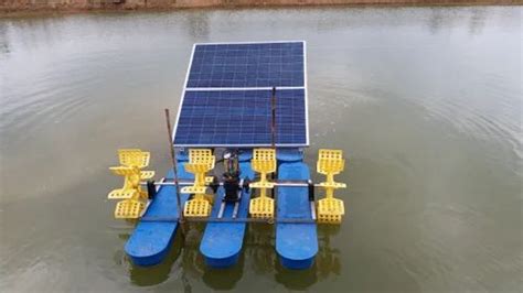 Solar Power Aerator Pond Aeration Rs 60000 Unit Shiv Aqua Products