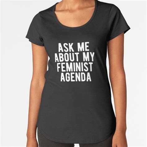 Ask Me About My Feminist Agenda 2 Essential T Shirt By SalahBlt T