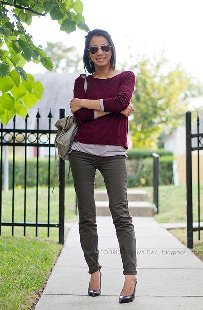 To Brighten My Day Falling For Fall Colors Olive Pants Outfit Olive