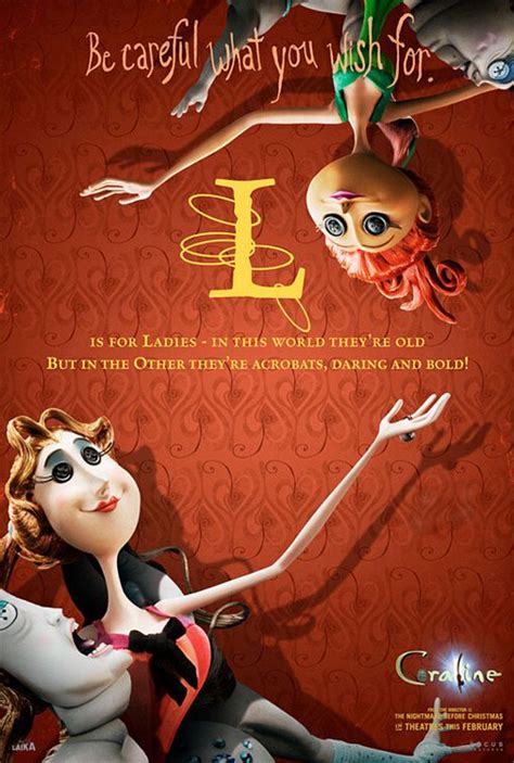 Nick cage doing it is still. Coraline Movie Poster (#14 of 35) - IMP Awards