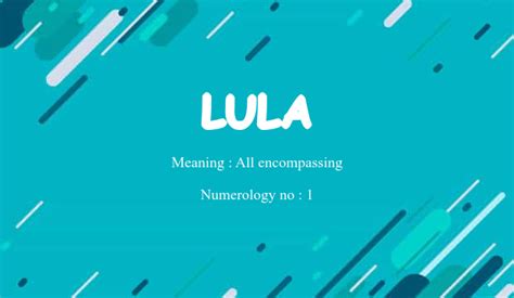 lula name meaning