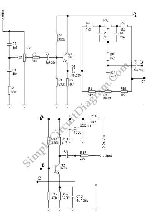 It may not possible to recollect the original signal at the speaker if the bandwidth is not limited. Hi-Fi Tone Control with Transistors | Simple Circuit Diagram