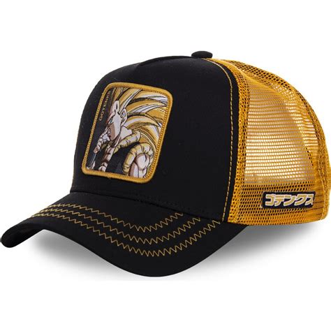 Slump anime series featuring goku and the red ribbon army in 1999. New Dragon Ball Z Mesh Hat Goku Baseball Cap High Quality Black & Yellow Curved Brim Snapback ...