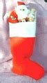 Traditionally a stocking was always stuffed with an orange or tangerines inside.this was meant to represent gold and hopes of wealth. Candy And Toy Filled Christmas Stocking
