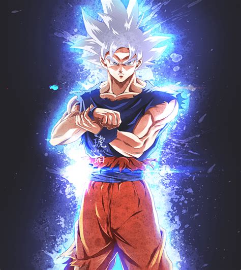 Son Goku Ultra Instinct By Kohaku Art R Dbz