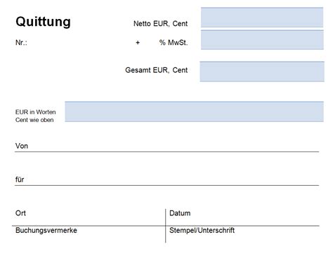 Quittungsvorlage: So einfach schreiben Sie Quittungen - IONOS