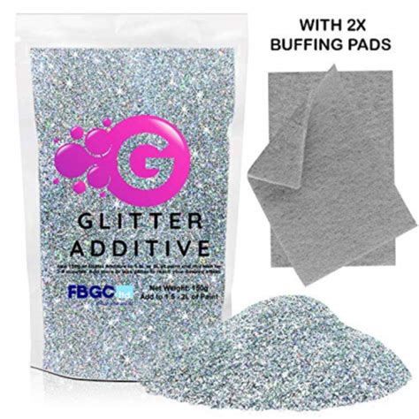 150g Holographic Silver Glitter Paint Additive Add To Any Emulsion