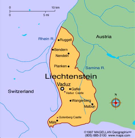 liechtenstein | map liechtenstein liechtenstein profile history ...