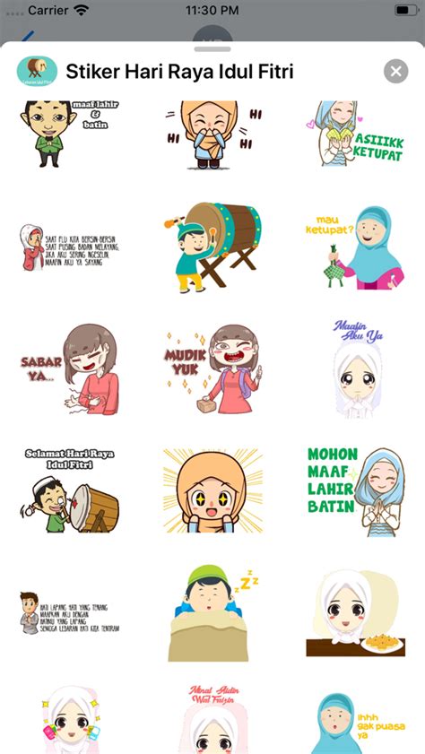 Stiker Hari Raya Idul Fitri App For Iphone Free Download Stiker Hari