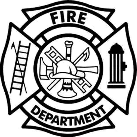 Fire Fighter Badge Decal