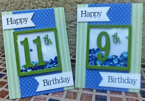 Paper Panacea Birthday Shaker Cards