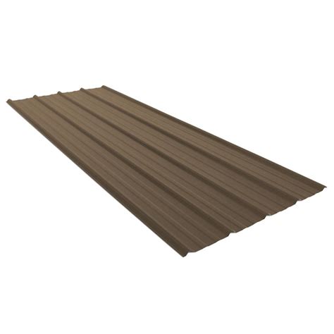 Union Corrugating Master Rib 317 Ft X 8 Ft Ribbed Light Brown Steel