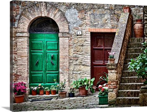 Tuscan Village Tuscany Italy Wall Art Canvas Prints Framed Prints