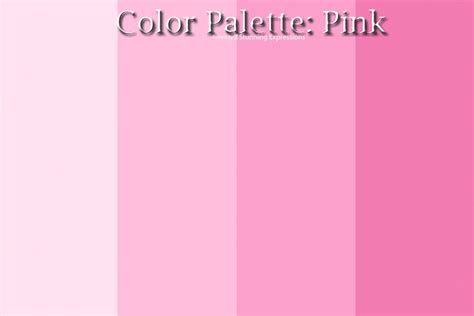 Color Palette Pink Stunning Expressions