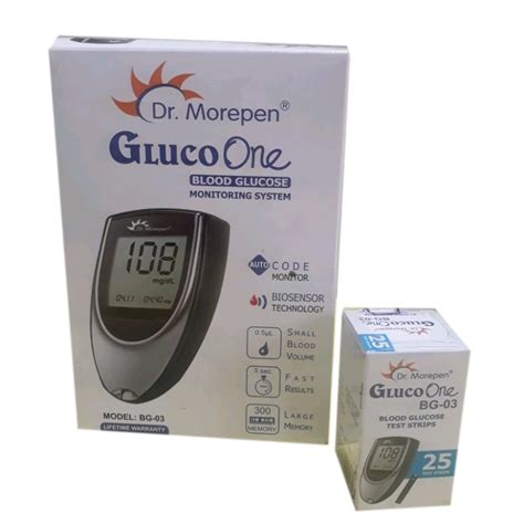 Dr Morepen Gluco One Bg Blood Glucose Test Strips At Rs Box