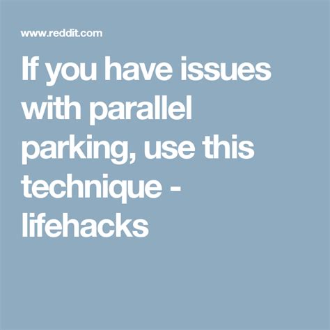Check spelling or type a new query. If you have issues with parallel parking, use this technique - lifehacks | Parallel parking ...
