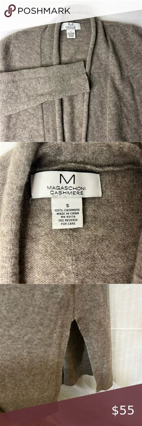 Magaschoni Cashmere Cardigan Duster S In 2023 Cashmere Cardigan