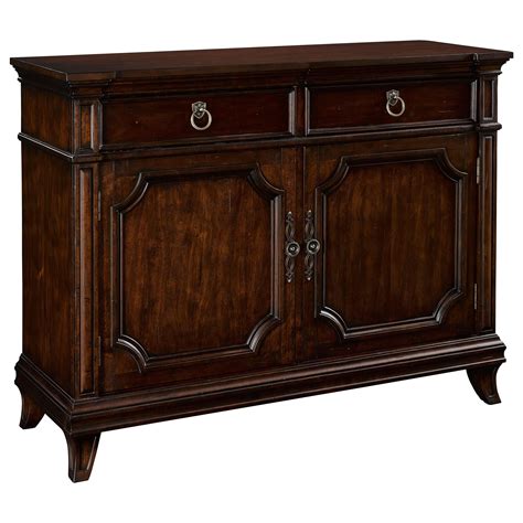 Broyhill Furniture New Charleston Traditional Sideboard With 2 Hidden