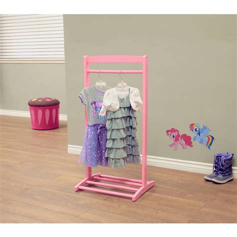 Home Craft Kids Clothes Rack Pink