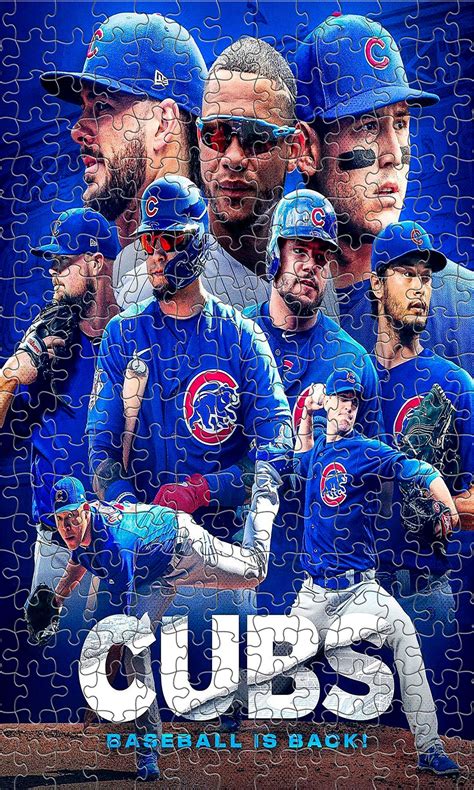 Chicago Cubs Jigsaw Puzzle Magic T For People Love Baseball Etsy
