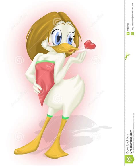 Kissing Duck Stock Photo Cartoondealer Com