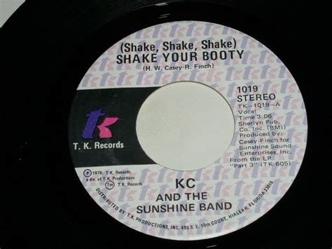 Kc And The Sunshine Band Shake Your Booty Boogie Shoes 45 Rpm Record T