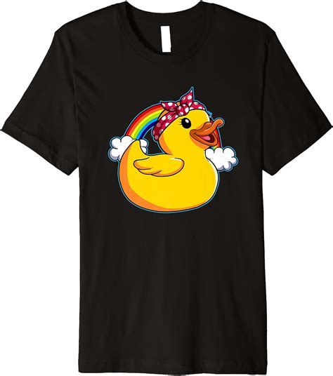 Girls Rubber Duckie T Womens Rubber Duck Premium T Shirt