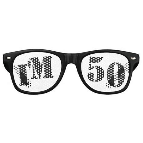 I M 50 50th Birthday Party Glasses Gag T Retro Sunglasses Zazzle