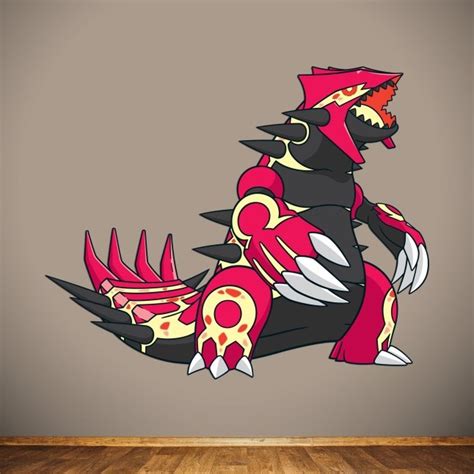 Primal Groudon Wall Graphic Pokémon Center Canada Official Site