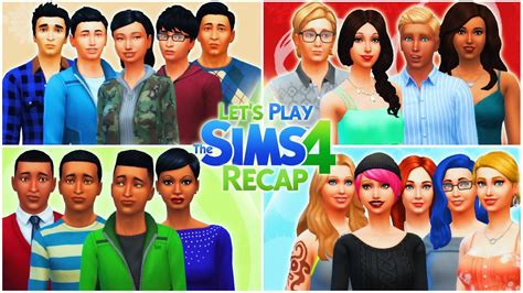 Lets Play The Sims 4 Recap Youtube