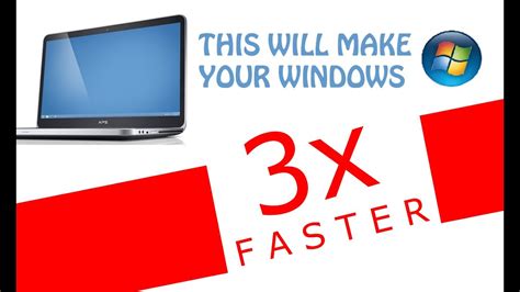 How To Make Your Computerlaptop Run 3x Faster Youtube