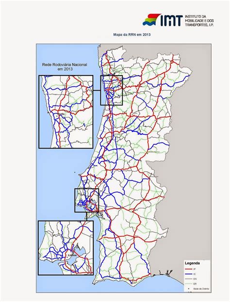 Mapa Estradas De Portugal 2014 Thujamassages