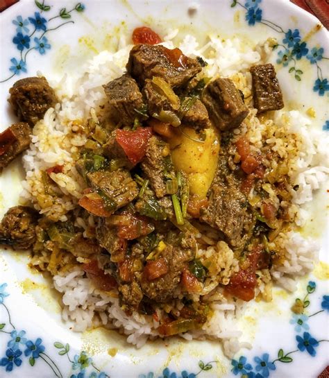 Homemade Beef Curry And Rice Rfood