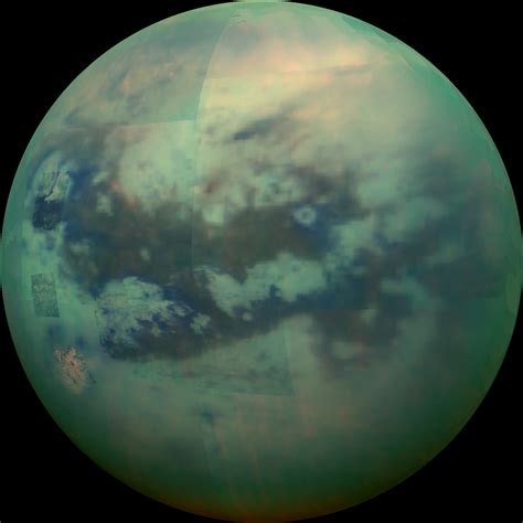 Space Swoon Saturns Moon Titan Getting Some Composite Love Omega Level