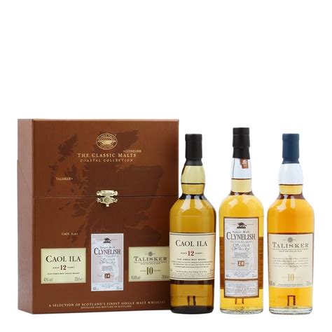 Classic Malts Coastal Collection 3x20cl Whisky From The Whisky World Uk