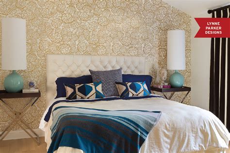 Make A Statement With Papered Walls In The Bedroom Huffpost
