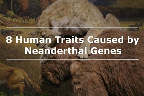 Neanderthal Traits That Are Found In Modern Humans Owlcation