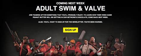 Adult Swim And Valve Teaming Up For Something Tf2 Related