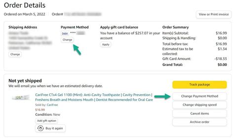 How To Change Your Amazon Payment Method After You Order Step By Step